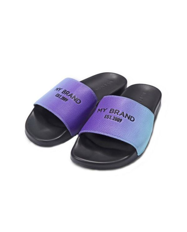 MY BRAND GRADIENT SLIPPER | PINK - AQUA