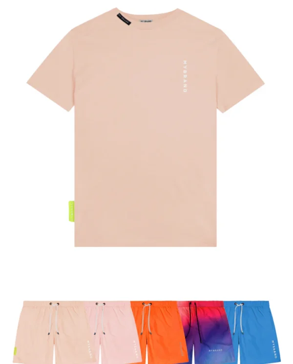 BASIC SWIM CAPSULE T-SHIR | LIGHT PINK