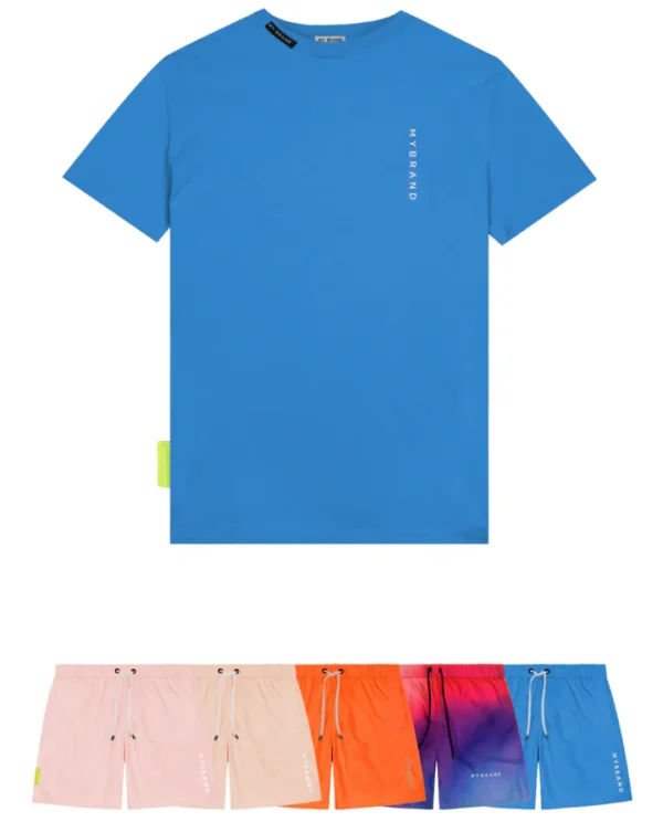 BASIC SWIM CAPSULE T-SHIR | BLUE
