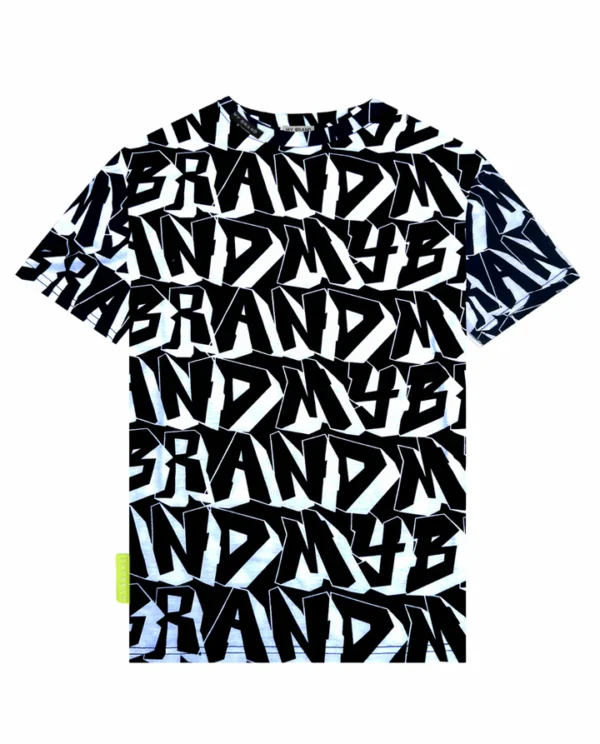 Street Art Swim AOP T-Shirt White | WHITE
