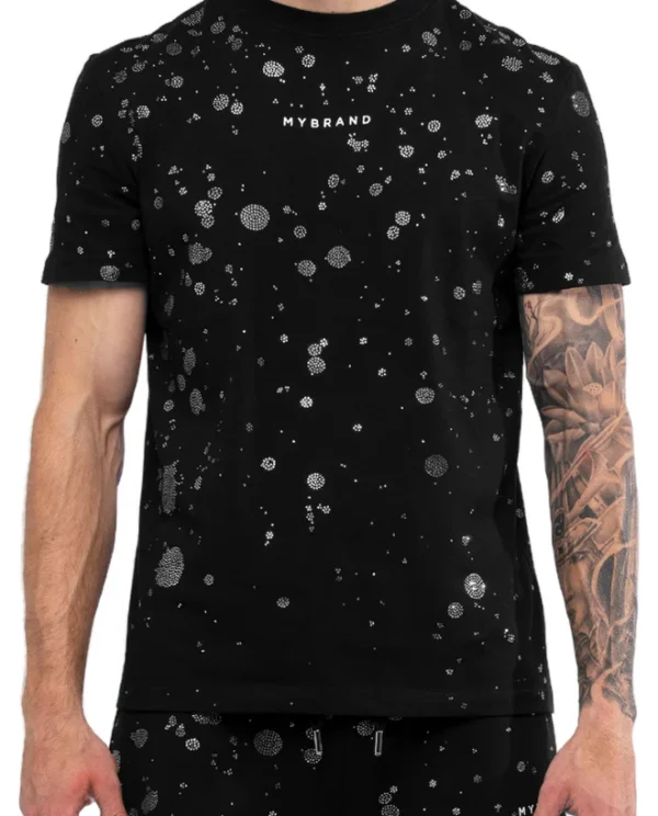 RHINESTONE SPLASH MB | BLACK
