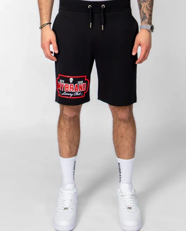 MYBRAND Skull Luxery club Short | BLACK