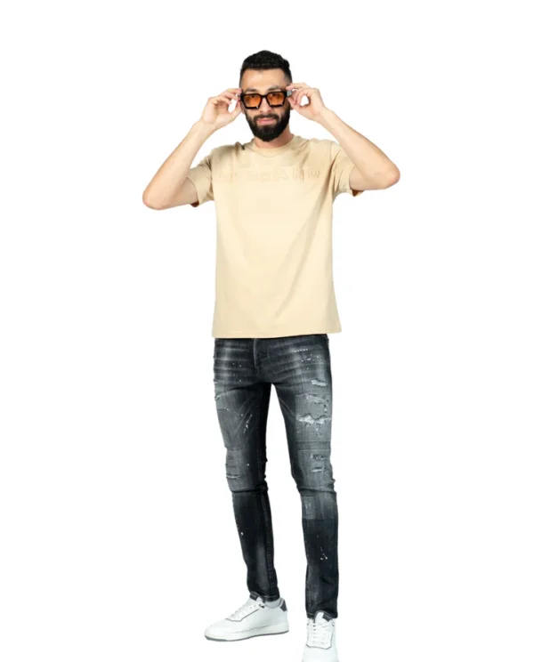 MYBRAND Embosed Statement Tee | OFF-WHITE