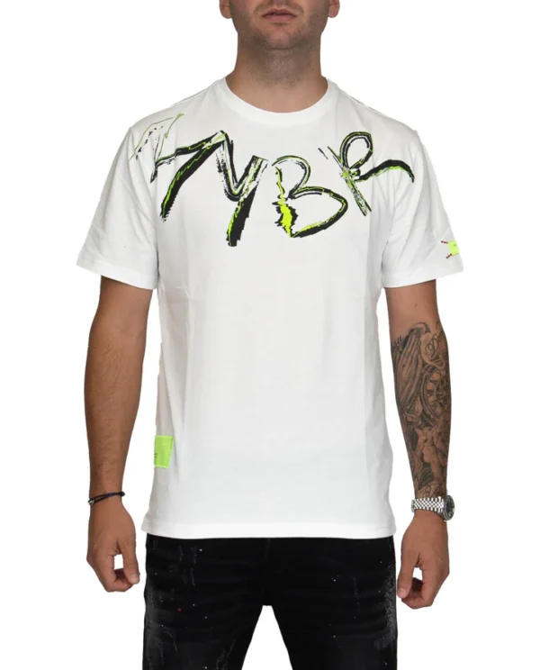MYBRAND Signature Scribble Tee | OFF-WHITE