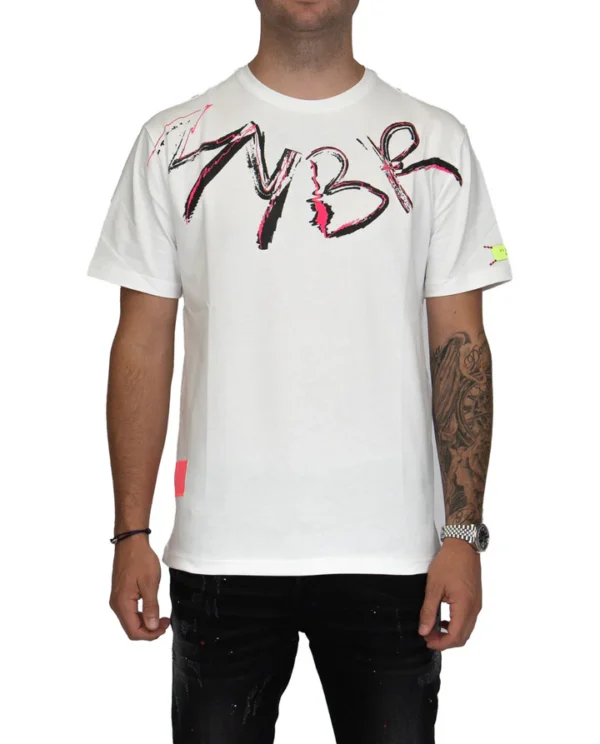 MYBRAND Signature Scribble Tee | OFF-WHITE
