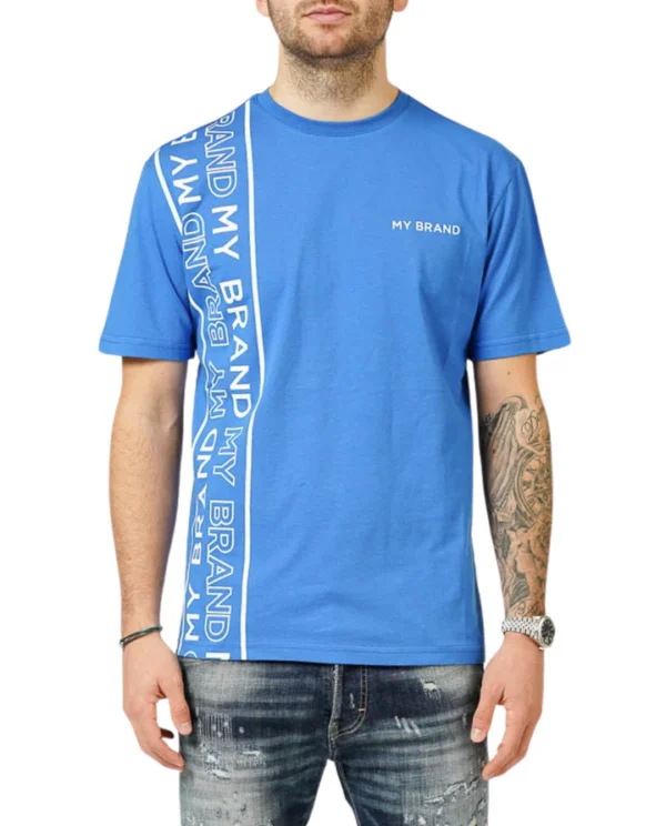 MY BRAND LINES KOBALT T-SHIRT | KOBALT BLUE