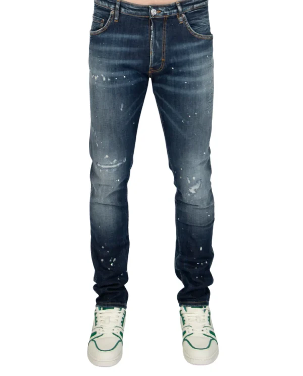 daytime sky Blue Distressed Jeans | DENIM