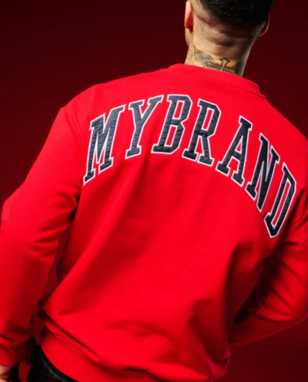MY BRAND BACK SWEATER RED | RED