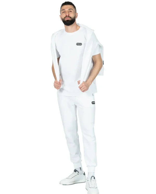 MB HEXAGON PATCH JOGGINGPAN | WHITE